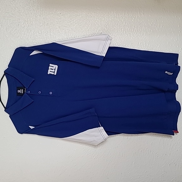 New York Giants Mens Polo Shirt Reebok Licensed NFL Team Apparel Size XL - Picture 15 of 15